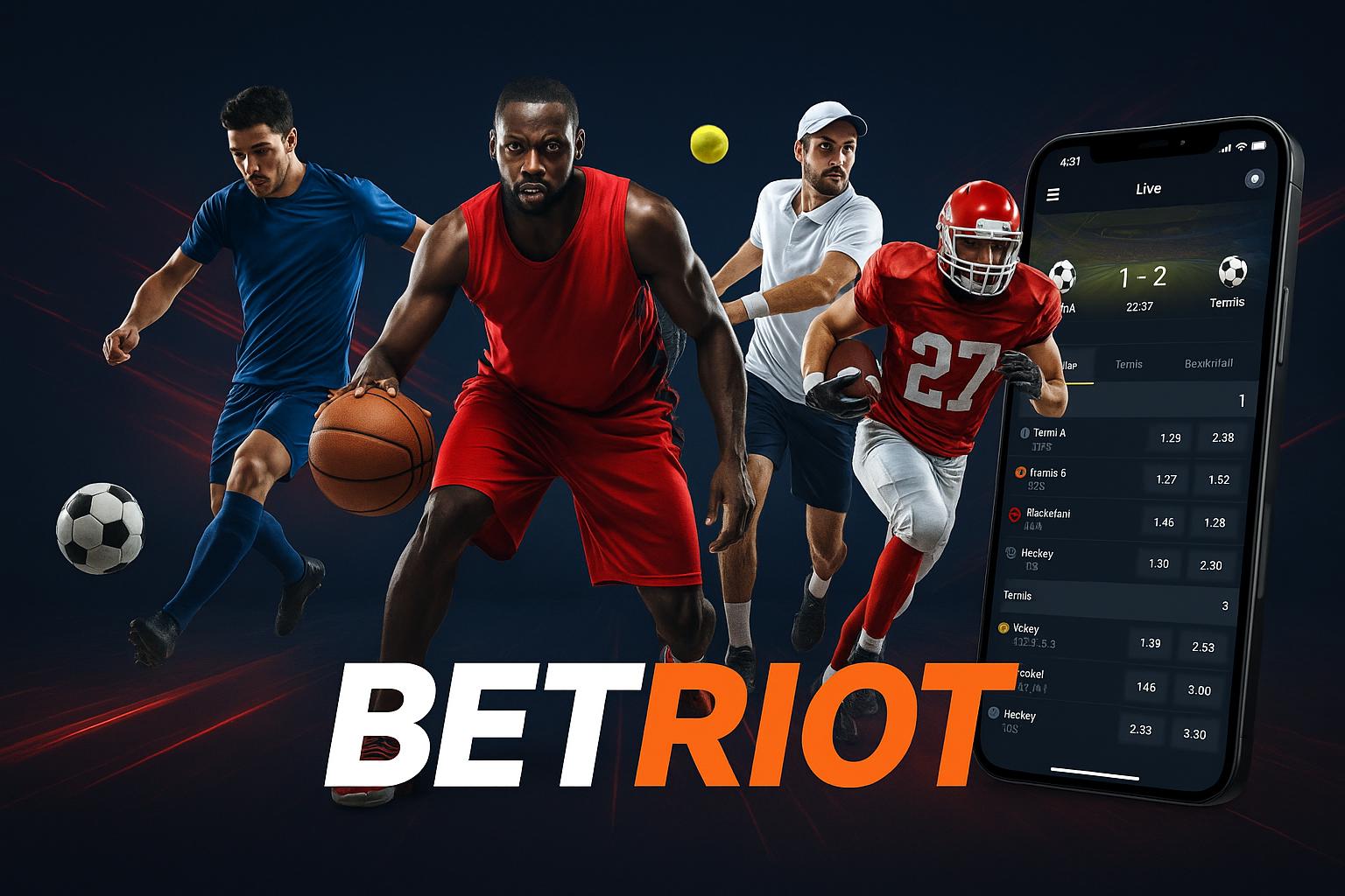 Aposte em apostas esportivas no cassino online BETRIOT