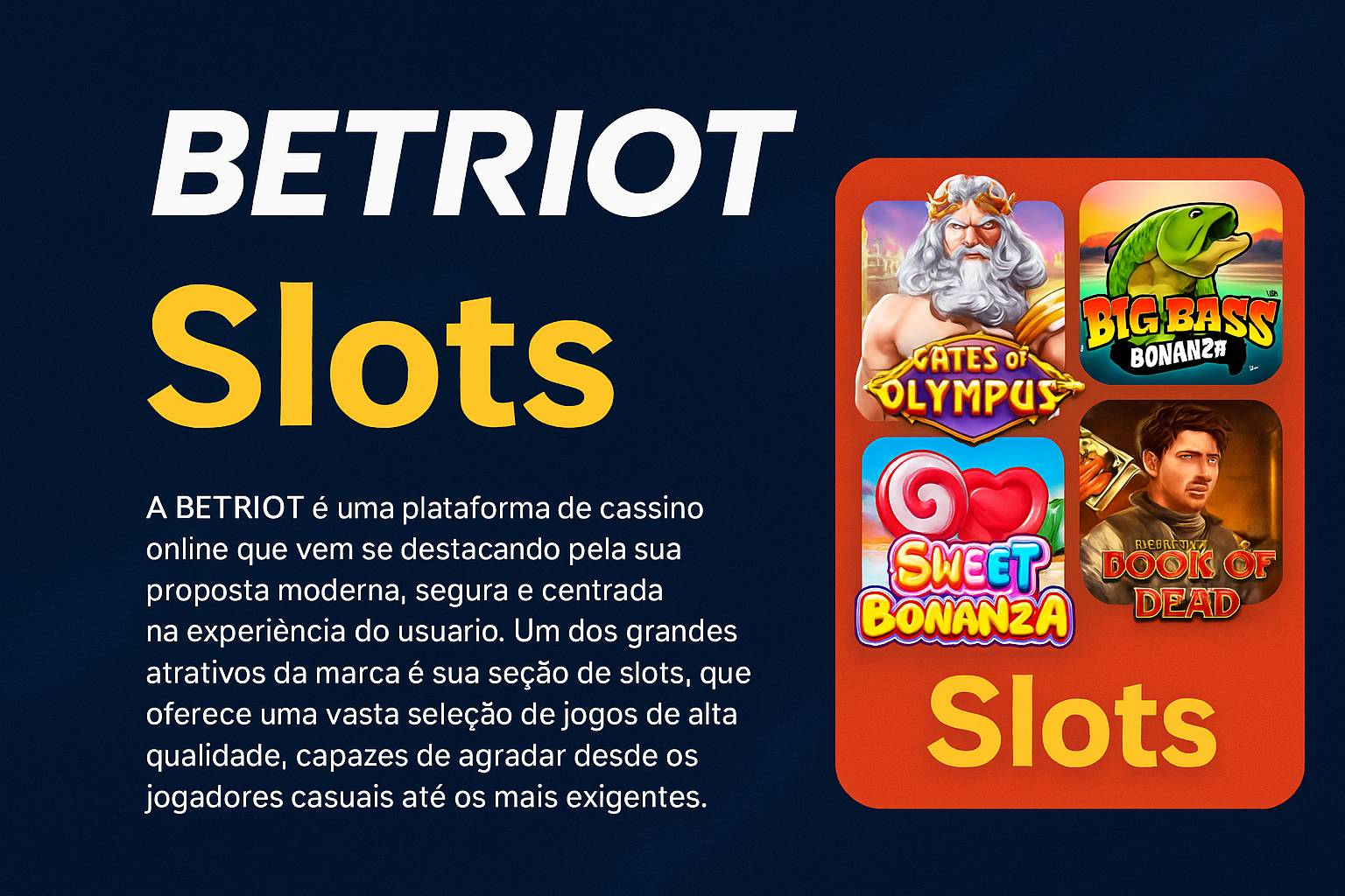 Jogos de Slot no Casino Online BETRIOT