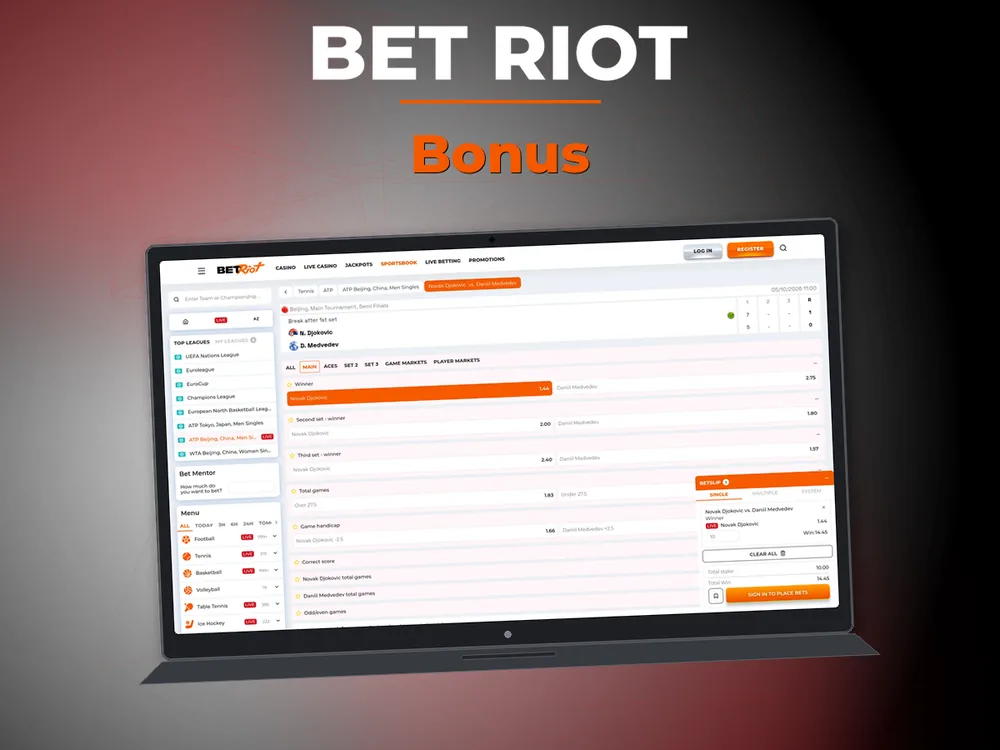 Bet Riot - Bonus