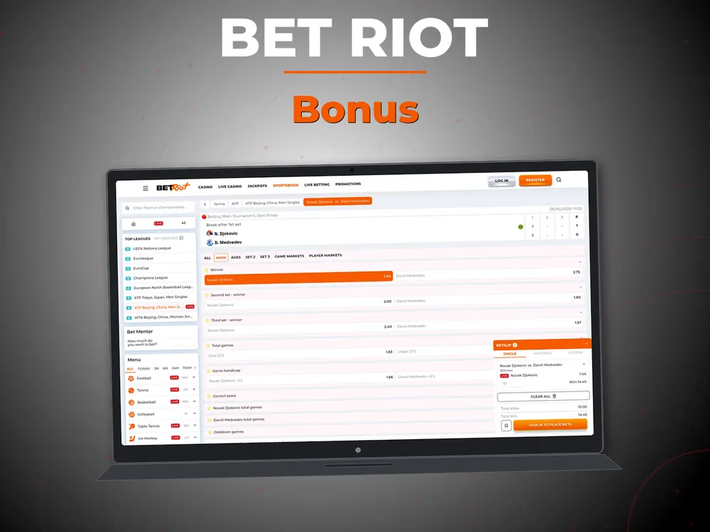 Bet Riot - Bonus