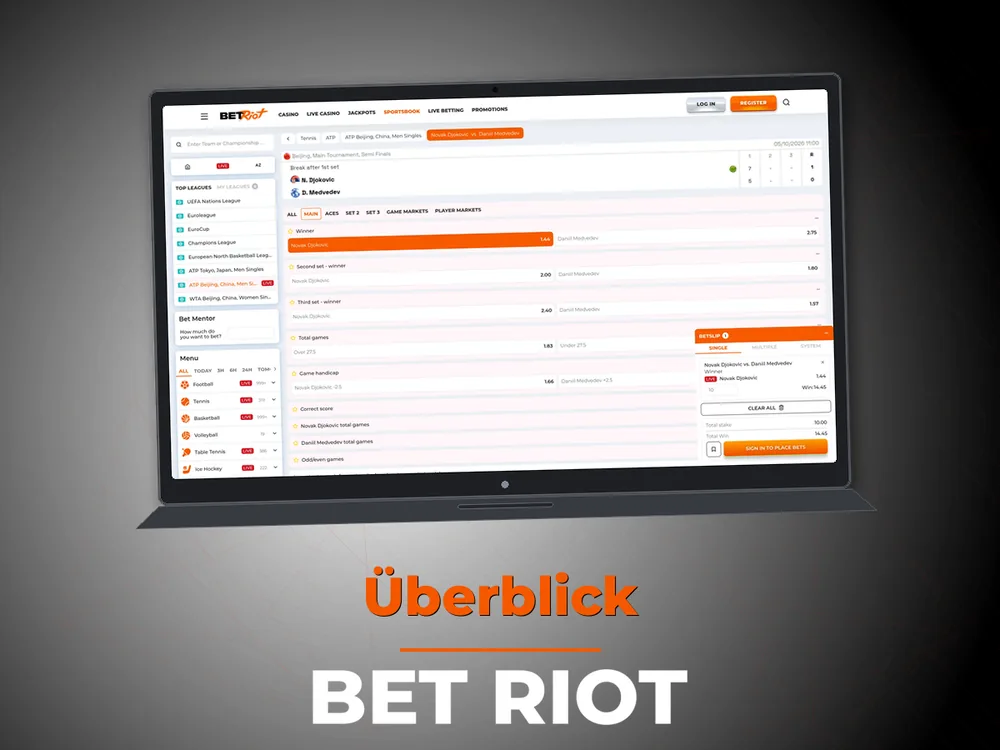 Bet Riot - Überblick