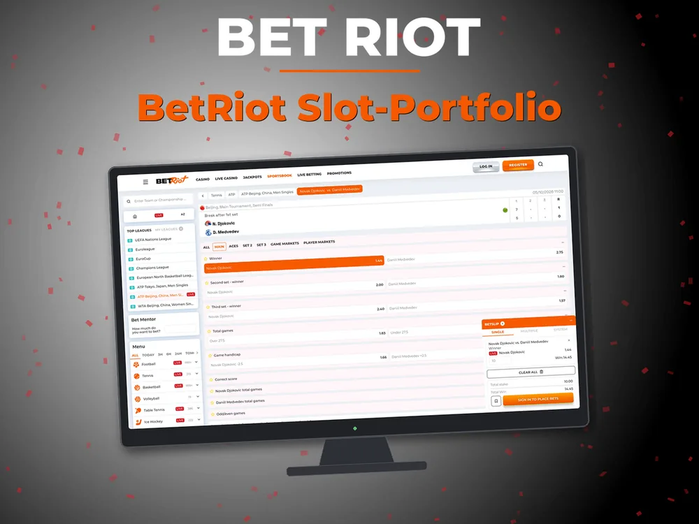 Bet Riot - BetRiot Slot-Portfolio