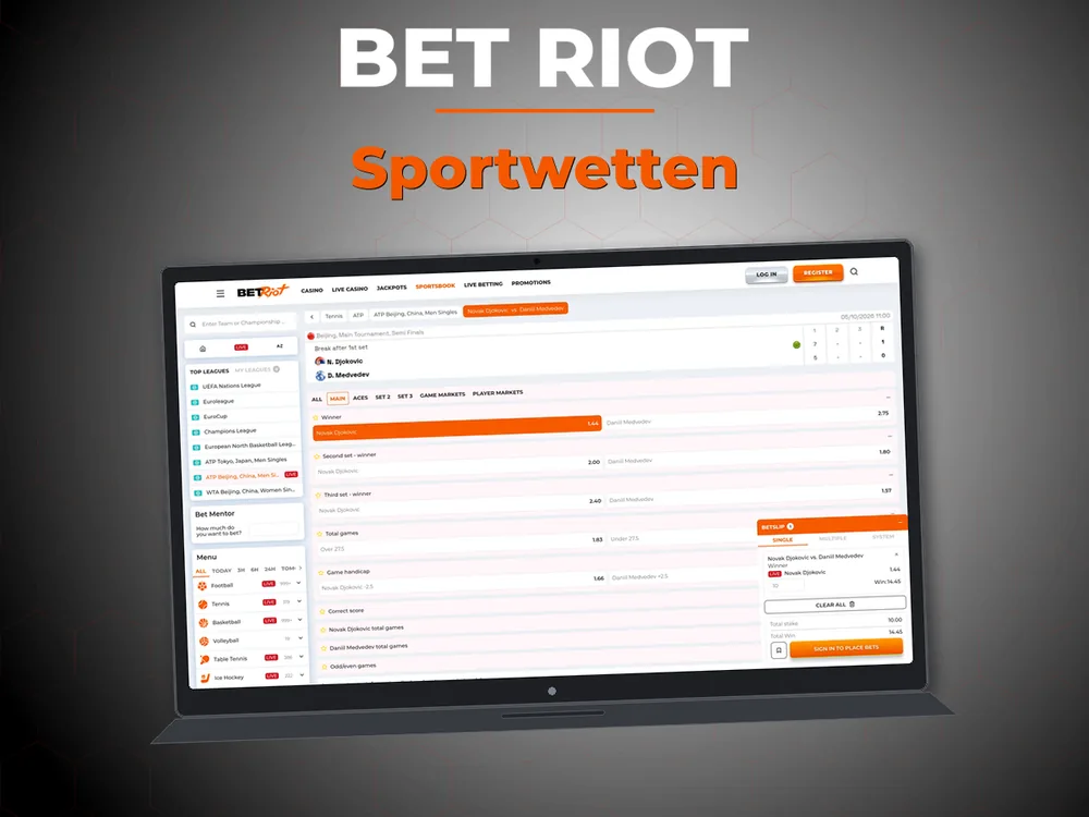 Bet Riot - Sportwetten