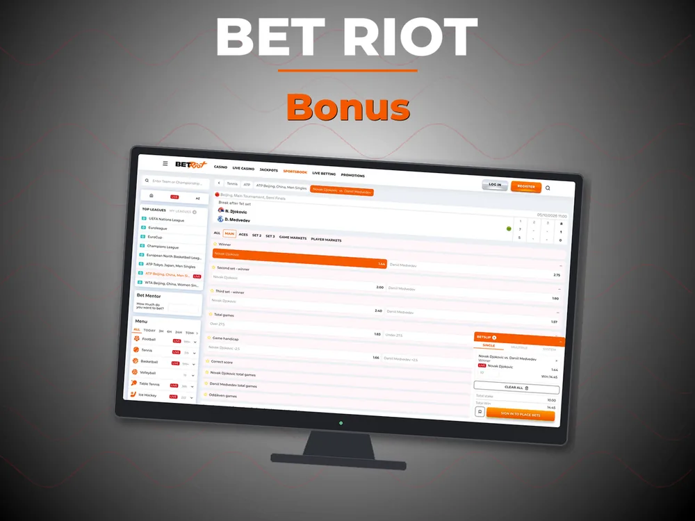 Bet Riot - Bonus