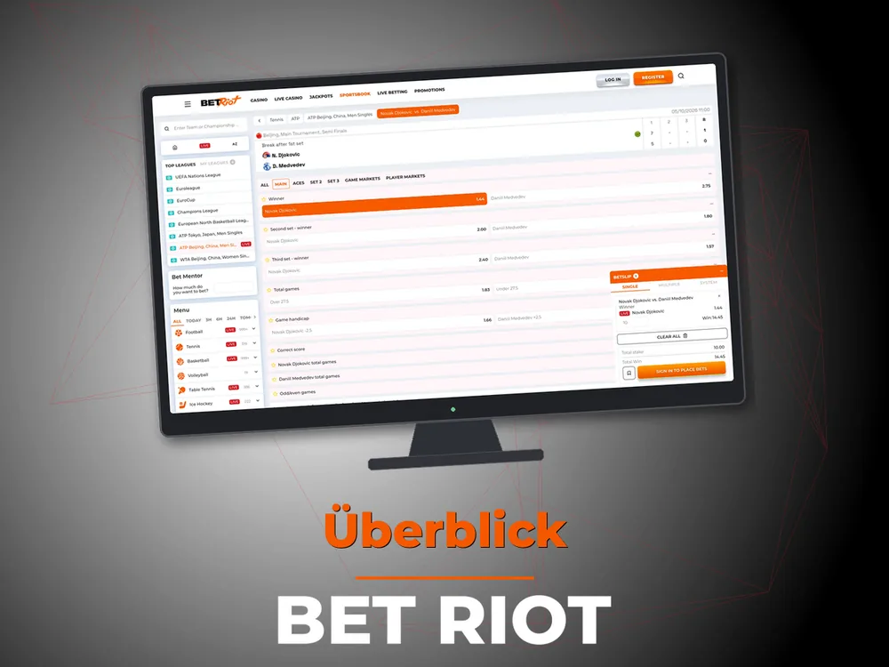 Bet Riot - Überblick