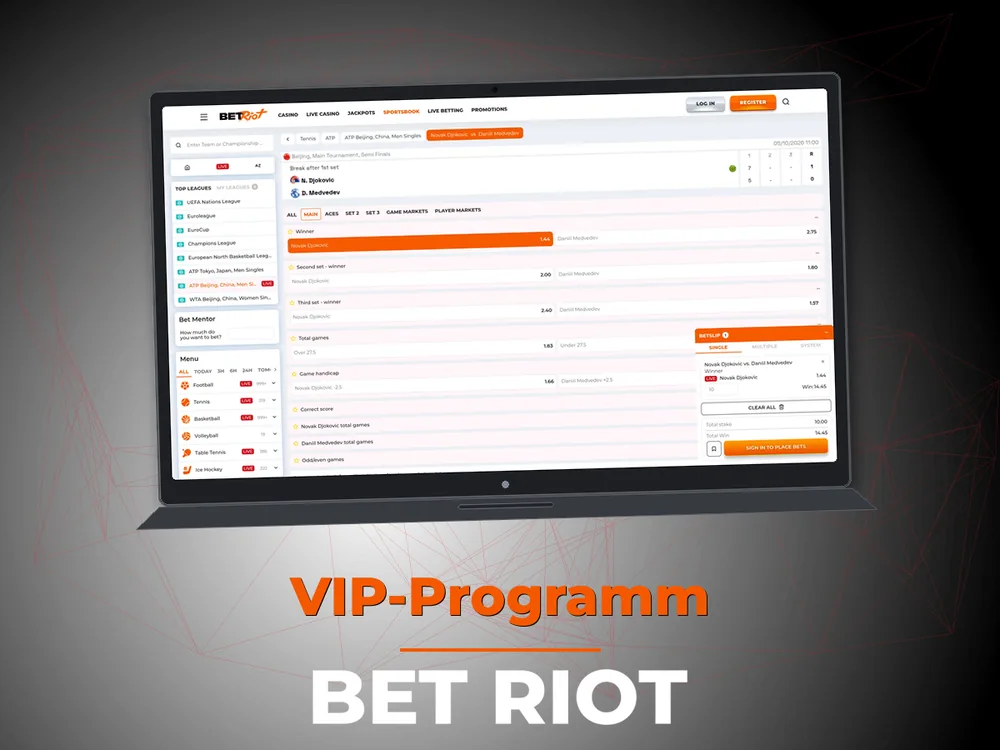 Bet Riot - VIP-Programm