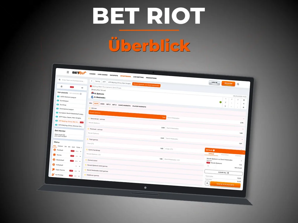 Bet Riot - Überblick
