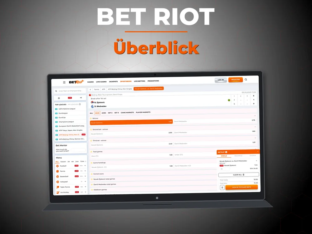 Bet Riot - Überblick